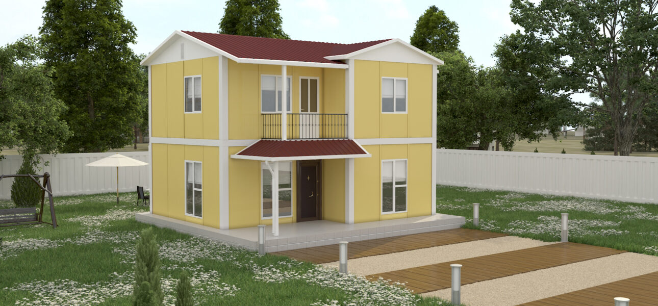 Çift Katlı Prefabrik Ev
