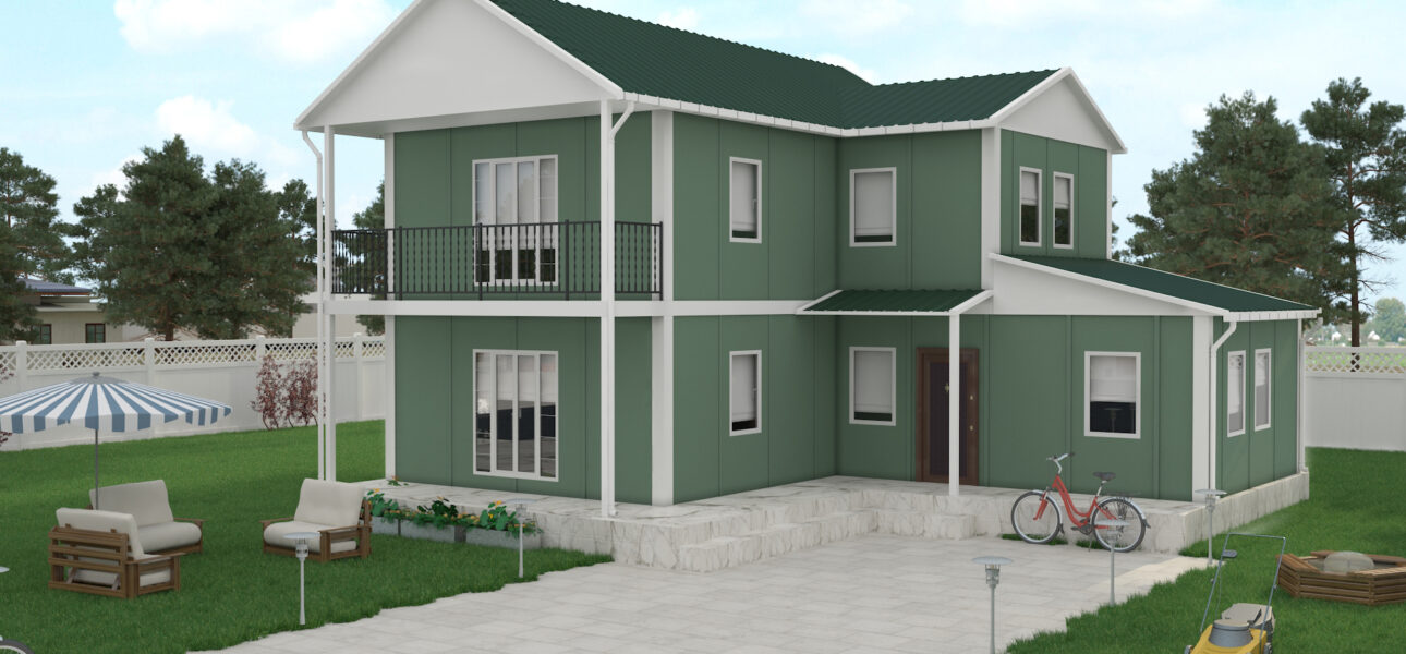 Çift Katlı Prefabrik Ev