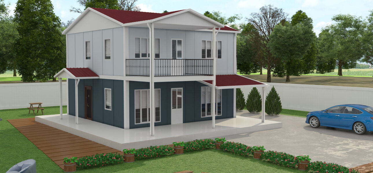 Çift Katlı Prefabrik Ev