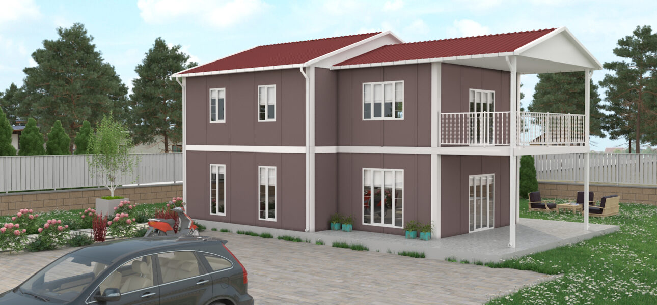 Çift Katlı Prefabrik Ev
