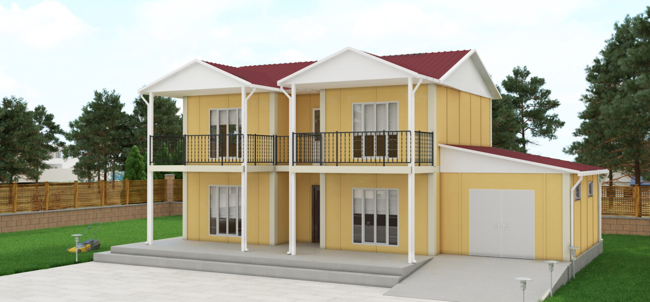 Çift Katlı Prefabrik Ev