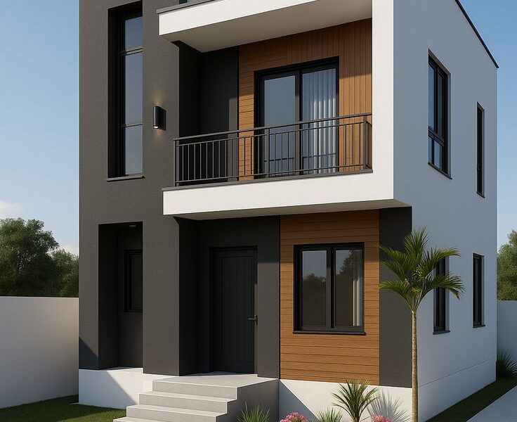 Çift Katlı Çelik Ev