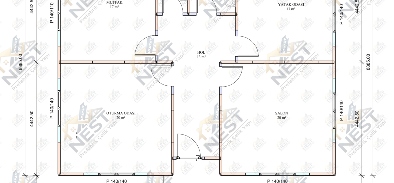 ZEKERİYA AVCI 100 M² PREFABRİK-1